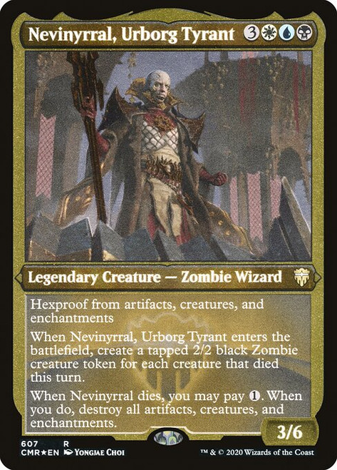 Nevinyrral, Urborg Tyrant (CMR) (FoilEtched) (#607)
