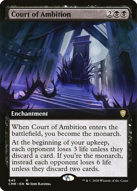 Court of Ambition (CMR) (Foil) (Extended Art) (#645)