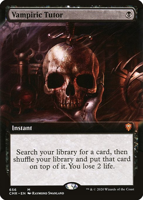 Vampiric Tutor (CMR) (Foil) (Extended Art) (#656)