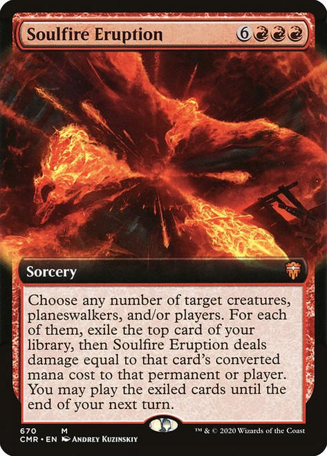 Soulfire Eruption (CMR) (Foil) (Extended Art) (#670)