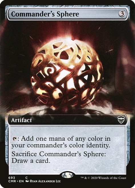 Commander's Sphere (CMR) (Foil) (Extended Art) (#693)