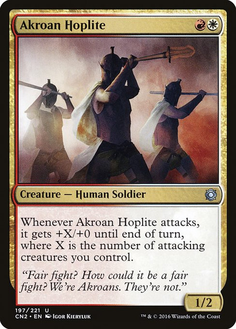 Akroan Hoplite (CN2) (Foil) (#197)