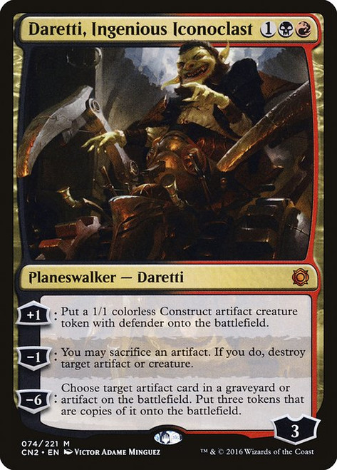 Daretti, Ingenious Iconoclast (CN2) (Foil) (#74)
