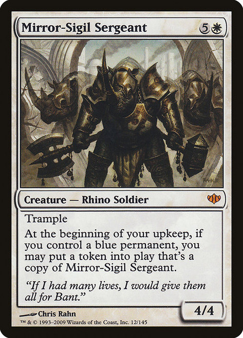 Mirror-Sigil Sergeant (CON) (Foil) (#12)