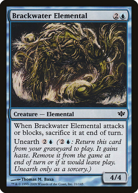 Brackwater Elemental (CON) (Foil) (#21)