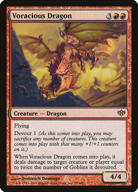 Voracious Dragon (CON) (Foil) (#75)
