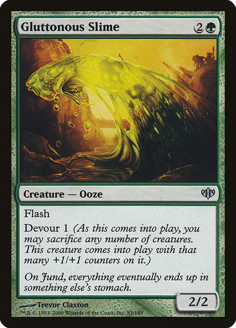 Gluttonous Slime (CON) (Foil) (#83)