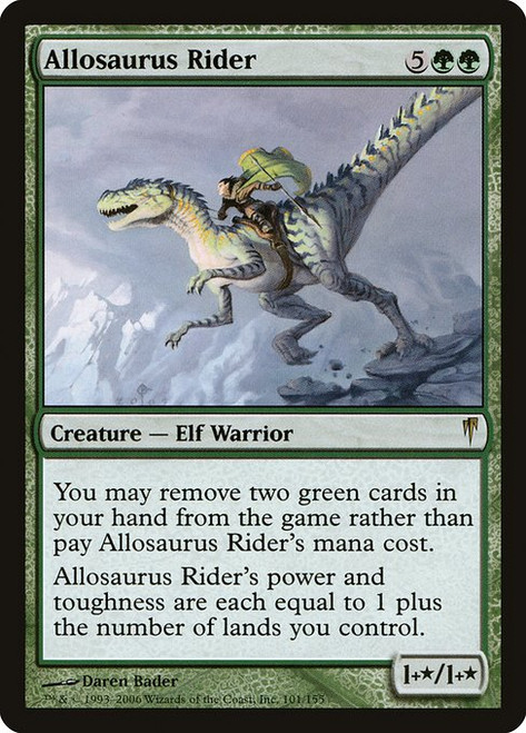 Allosaurus Rider (CSP) (Foil) (#101)