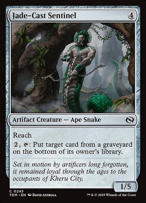 Jade-Cast Sentinel (TDM) (Foil) (#243)