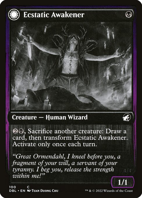 Ecstatic Awakener // Awoken Demon (DBL) (Foil) (#100)