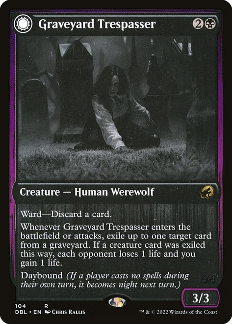Graveyard Trespasser // Graveyard Glutton (DBL) (#104)