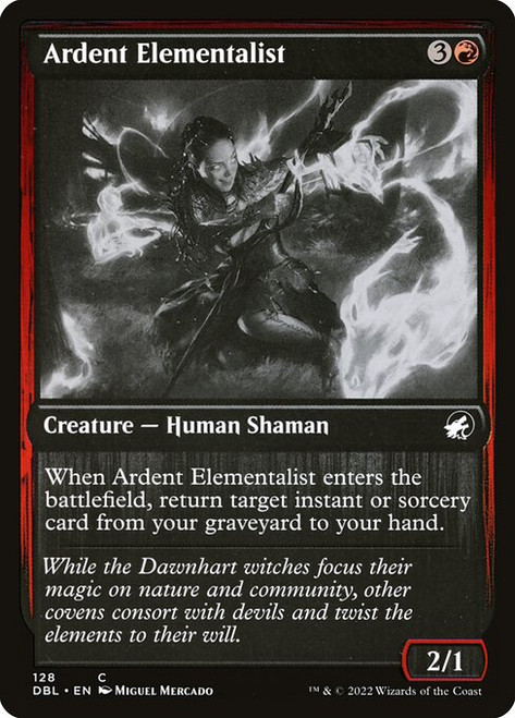 Ardent Elementalist (DBL) (Foil) (#128)
