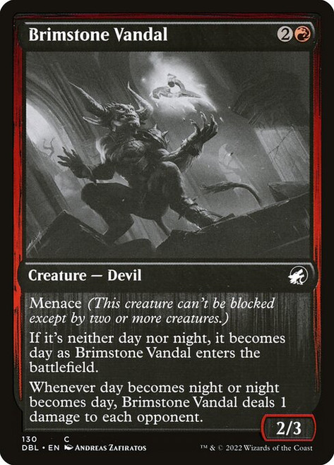 Brimstone Vandal (DBL) (Foil) (#130)