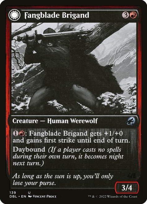 Fangblade Brigand // Fangblade Eviscerator (DBL) (Foil) (#139)