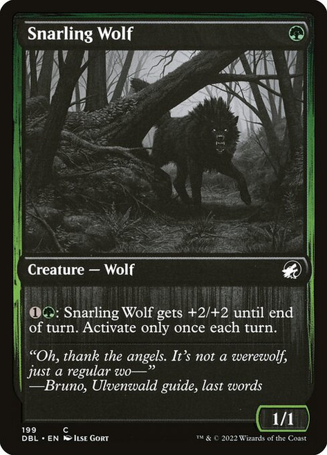 Snarling Wolf (DBL) (#199)