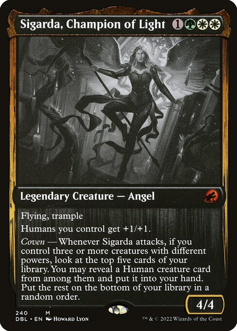 Sigarda, Champion of Light (DBL) (Foil) (#240)