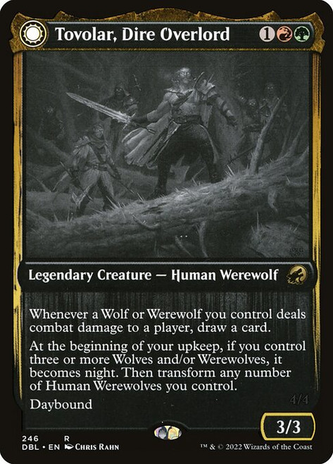 Tovolar, Dire Overlord // Tovolar, the Midnight Scourge (DBL) (Foil) (#246)