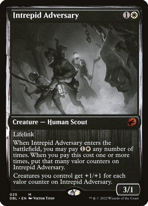 Intrepid Adversary (DBL) (Foil) (#25)