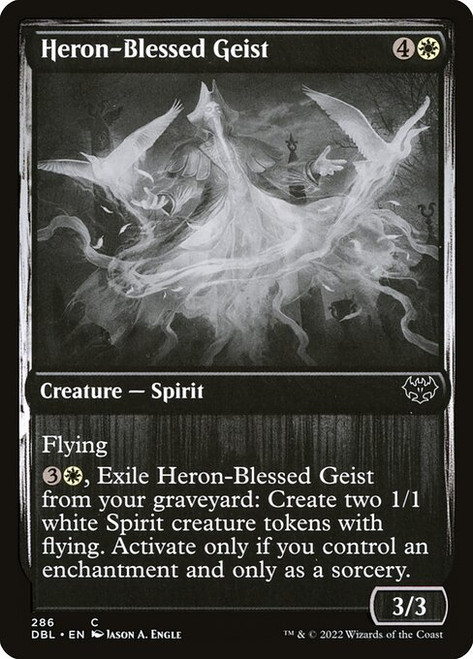 Heron-Blessed Geist (DBL) (Foil) (#286)