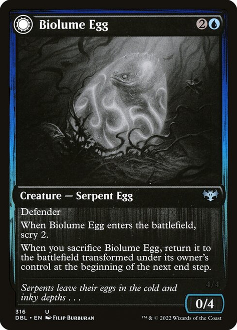 Biolume Egg // Biolume Serpent (DBL) (Foil) (#316)