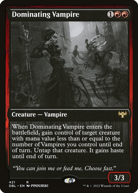 Dominating Vampire (DBL) (Foil) (#421)