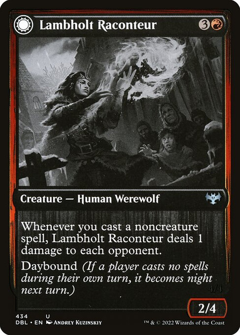 Lambholt Raconteur // Lambholt Ravager (DBL) (Foil) (#434)