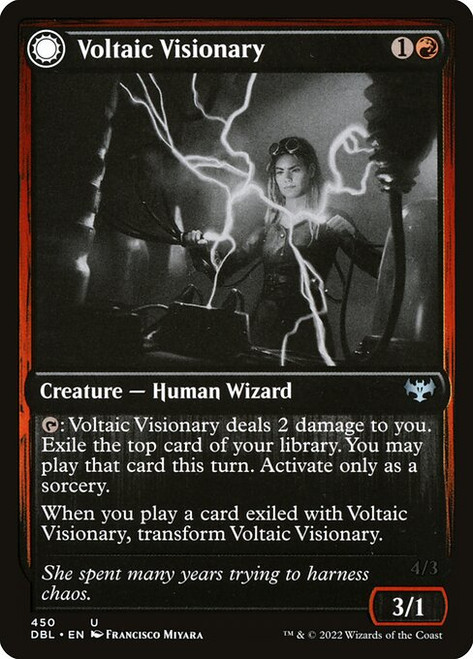 Voltaic Visionary // Volt-Charged Berserker (DBL) (Foil) (#450)