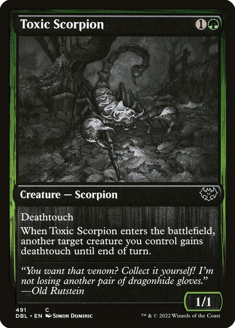 Toxic Scorpion (DBL) (Foil) (#491)