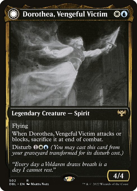 Dorothea, Vengeful Victim // Dorothea's Retribution (DBL) (Foil) (#502)