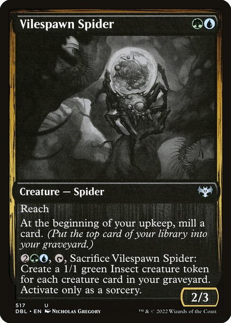 Vilespawn Spider (DBL) (Foil) (#517)