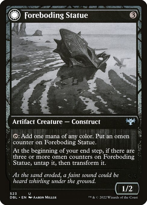 Foreboding Statue // Forsaken Thresher (DBL) (Foil) (#523)