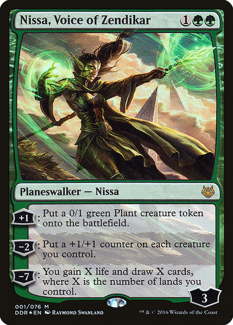 Nissa, Voice of Zendikar (DDR) (Foil) (#1)
