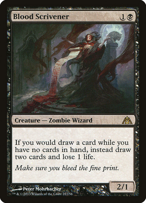 Blood Scrivener (DGM) (Foil) (#22)