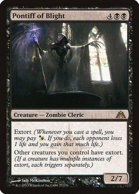 Pontiff of Blight (DGM) (Foil) (#27)