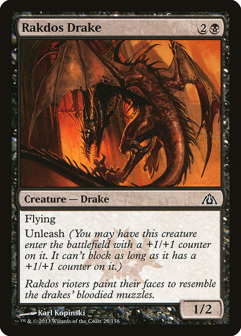 Rakdos Drake (DGM) (#28)