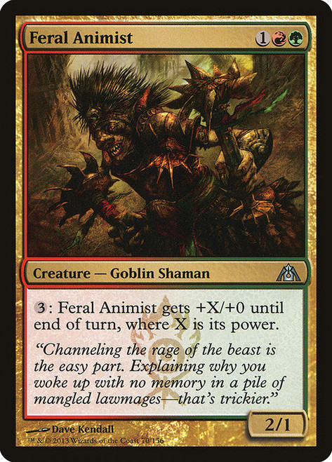 Feral Animist (DGM) (Foil) (#70)