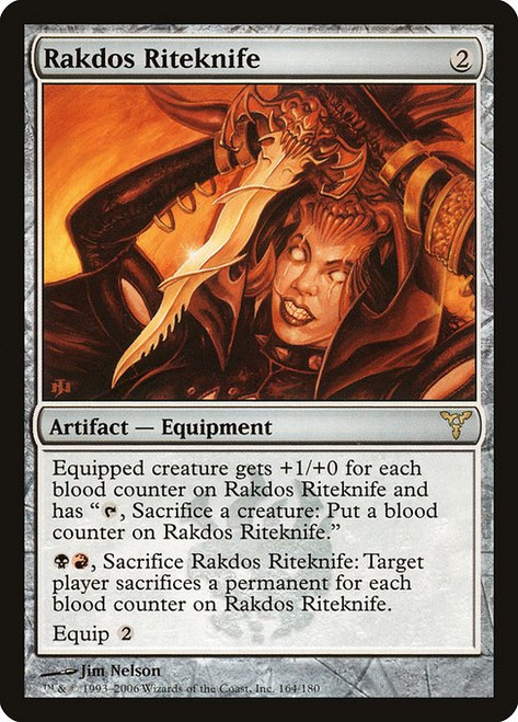 Rakdos Riteknife (DIS) (Foil) (#164)