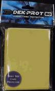 Dek Prot 50ct. Yugioh Sized Sleeves - Vanilla Yellow