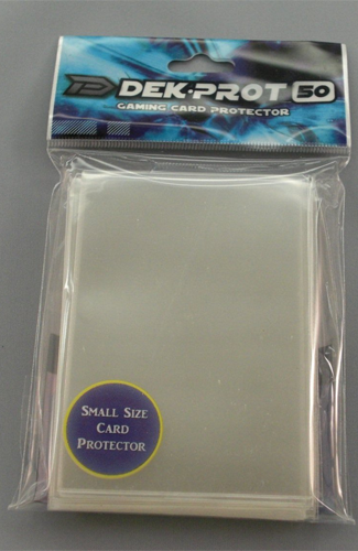 Dek Prot 50ct. Yugioh Sized Sleeves - Clear