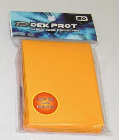 Dek Prot 50ct. Standard Sleeves - Mango Yellow