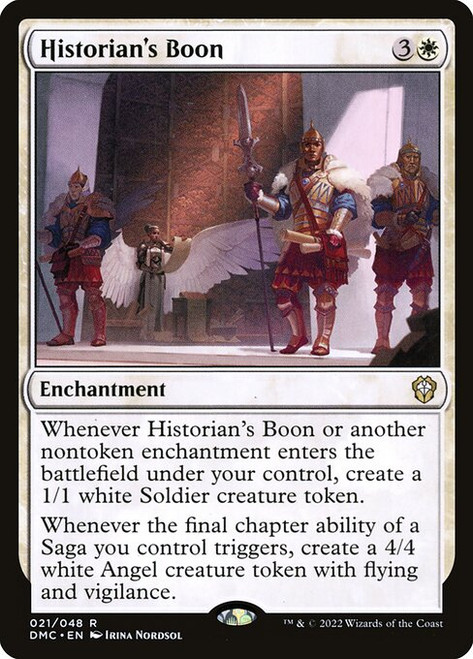 Historian's Boon (DMC) (Foil) (#21)