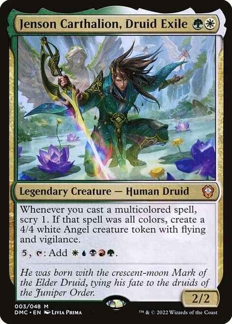 Jenson Carthalion, Druid Exile (DMC) (Foil) (#3)