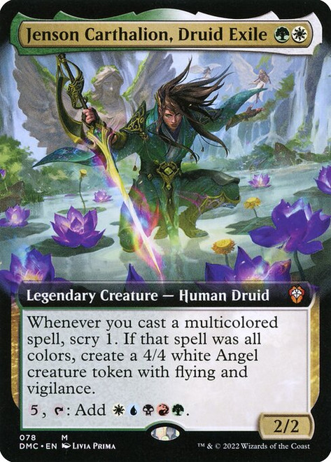 Jenson Carthalion, Druid Exile (DMC) (Extended Art) (#78)