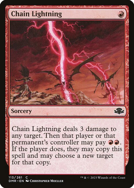 Chain Lightning (DMR) (Foil) (#113)