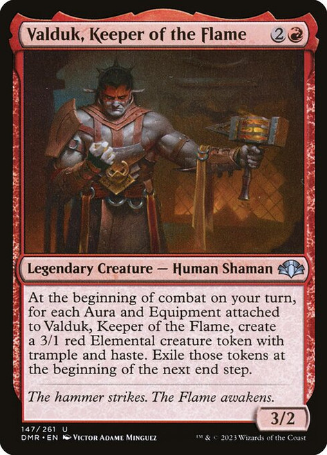 Valduk, Keeper of the Flame (DMR) (Foil) (#147)