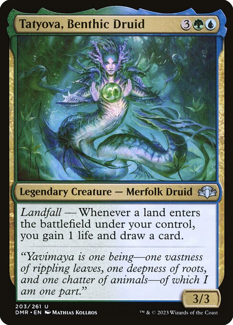 Tatyova, Benthic Druid (DMR) (Foil) (#203)