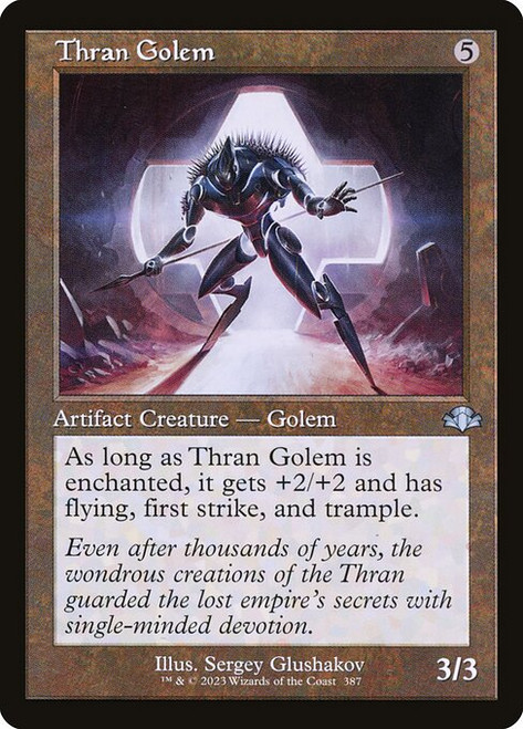 Thran Golem (DMR) (Foil) (#387)
