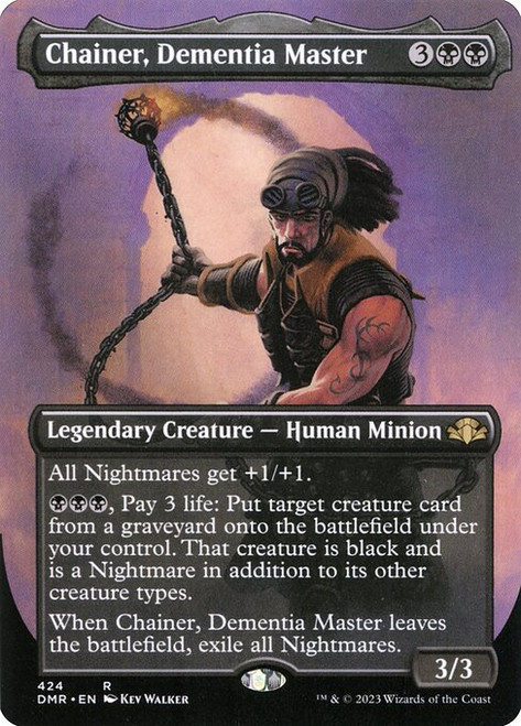 Chainer, Dementia Master (DMR) (Foil) (Full Art) (#424)