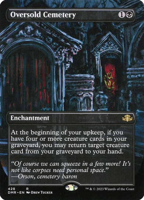 Oversold Cemetery (DMR) (Foil) (Full Art) (#428)