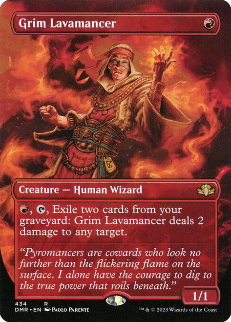 Grim Lavamancer (DMR) (Full Art) (#434)